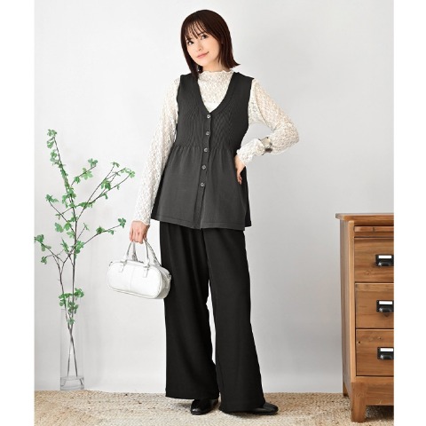 レディース　ニットベスト（MUMU）