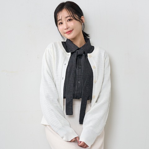 レディース　ニットカーディガン（休井美郷）