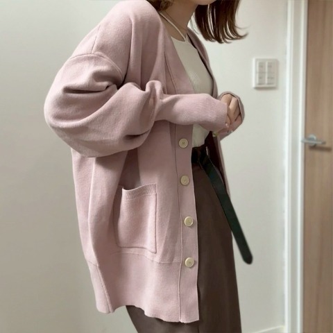 レディース　ニットカーディガン（まんちゃん）