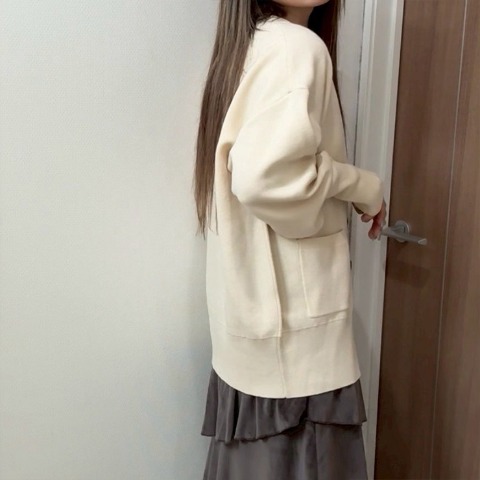 レディース　ニットカーディガン（まんちゃん）