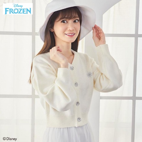 レディース　ニットカーディガン　(DISNEY・ちはる)