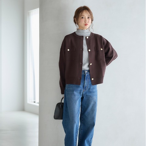 レディース　ニットカーディガン（田中里奈）