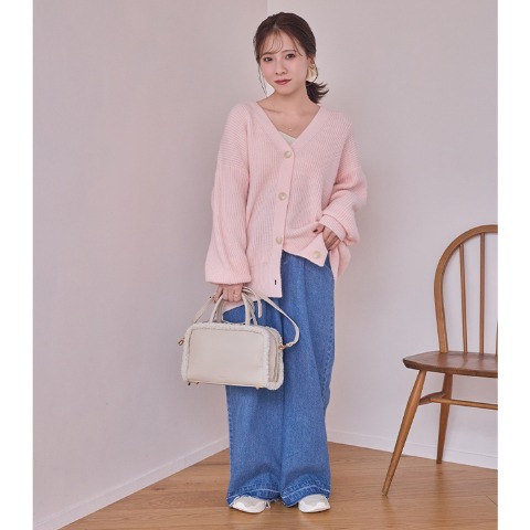 レディース　ニットカーディガン（yumi）