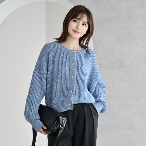 レディース　ニットカーディガン（MUMU）