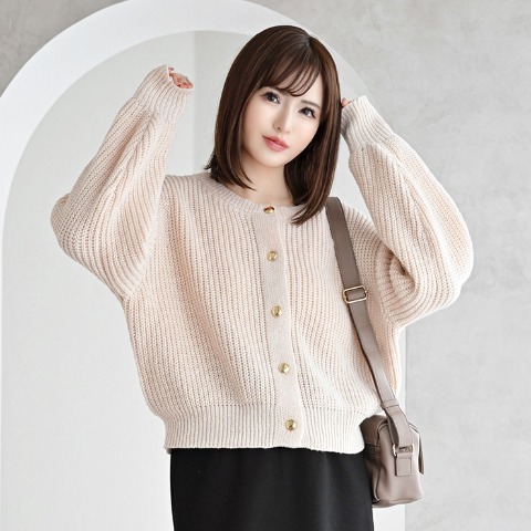 レディース　ニットカーディガン（MUMU）