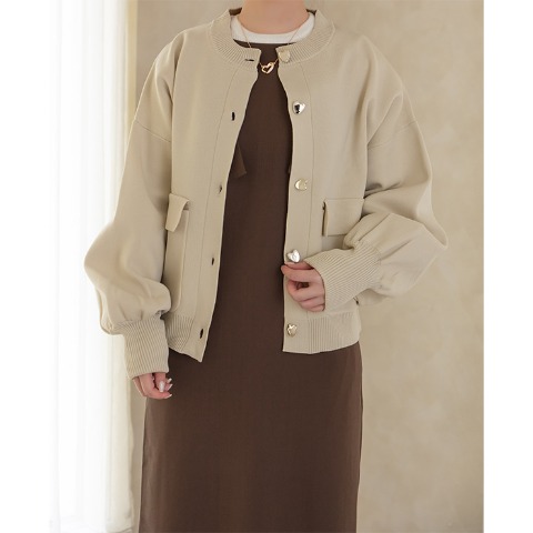 レディース　ニットカーディガン（yumi）