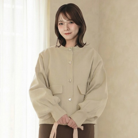 レディース　ニットカーディガン（yumi）