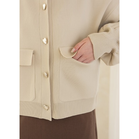 レディース　ニットカーディガン（yumi）