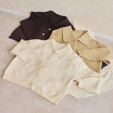 レディース　ニットカーディガン（yumi）