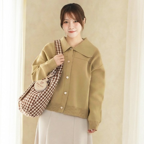 レディース　ニットカーディガン（yumi）