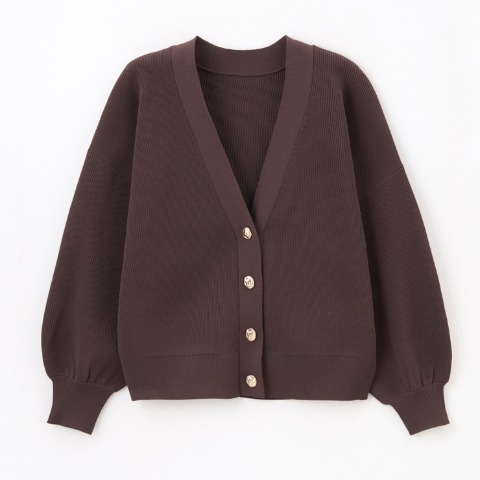 レディース　ニットカーディガン（yumi）