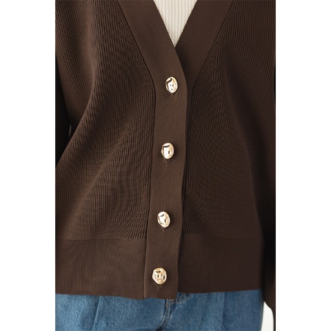 レディース　ニットカーディガン（yumi）