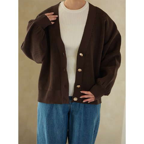 レディース　ニットカーディガン（yumi）