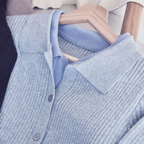 レディース　ニットカーディガン（yumi）