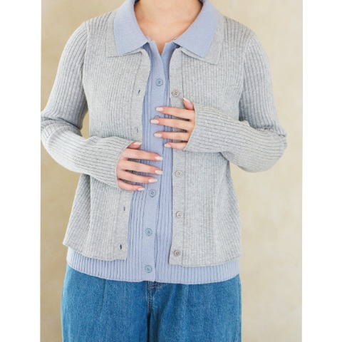 レディース　ニットカーディガン（yumi）