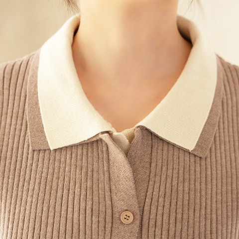 レディース　ニットカーディガン（yumi）