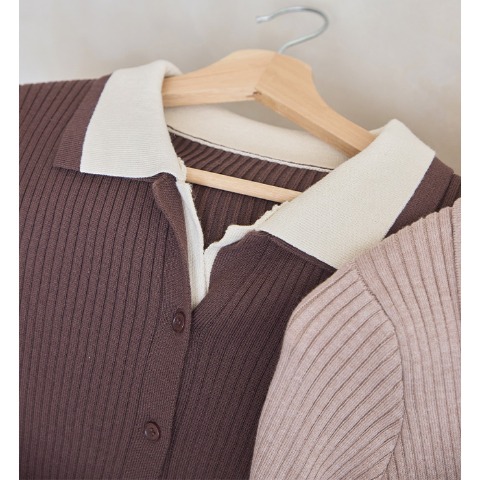 レディース　ニットカーディガン（yumi）