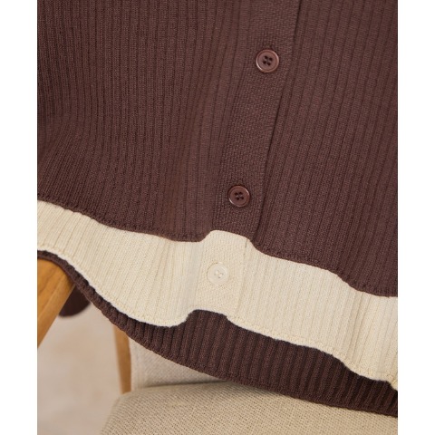 レディース　ニットカーディガン（yumi）