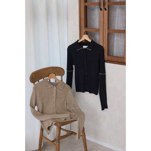 レディース　ニットカーディガン（yumi）