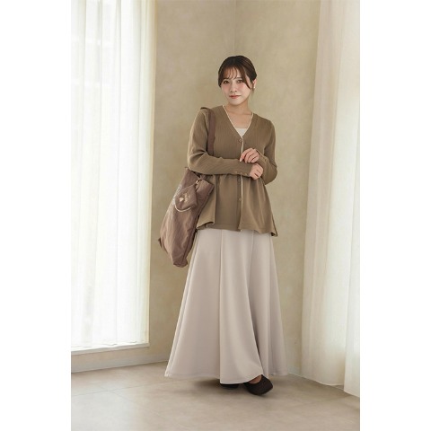 レディース　ニットカーディガン（yumi）