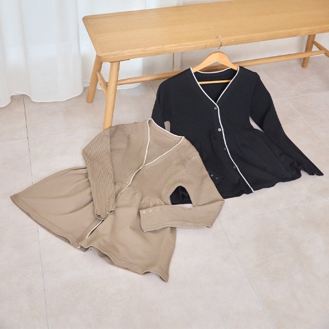 レディース　ニットカーディガン（yumi）