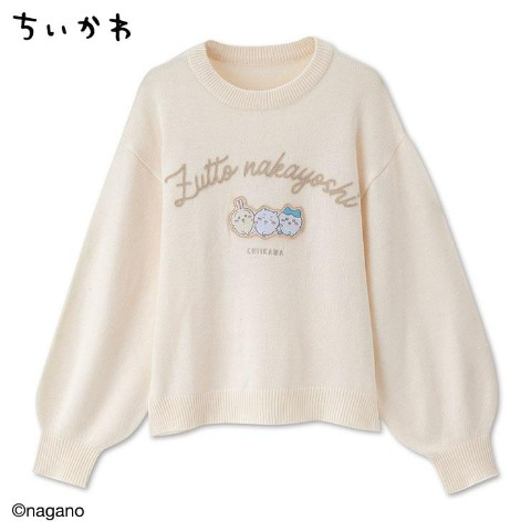 レディース　ニットプルオーバー（ちいかわ）