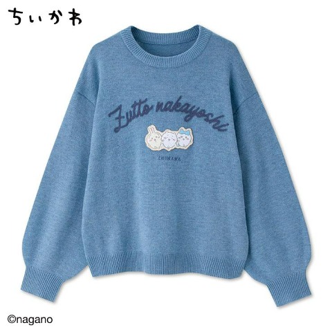 レディース　ニットプルオーバー（ちいかわ）
