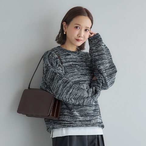 レディース　ニットプルオーバー（田中里奈）