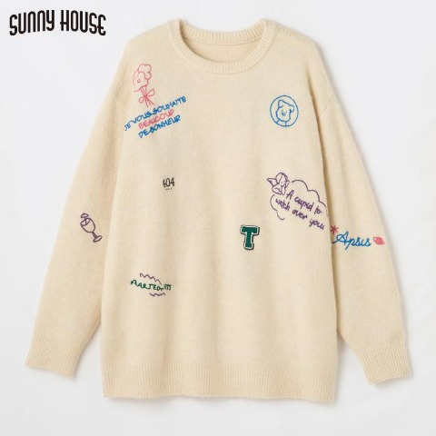 レディース　ニットプルオーバー（SUNNY HOUSE）