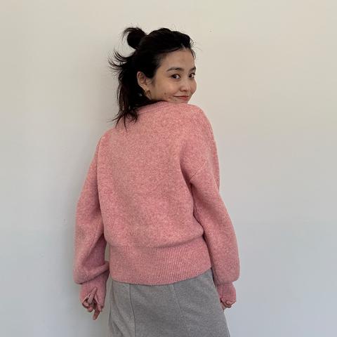 レディース　ニットプルオーバー（ぷーさん）