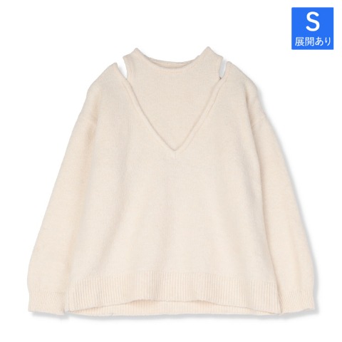 レディース　ニットプルオーバー（yumi）