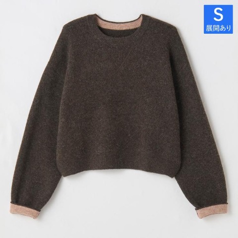 レディース　ニットプルオーバー（yumi）