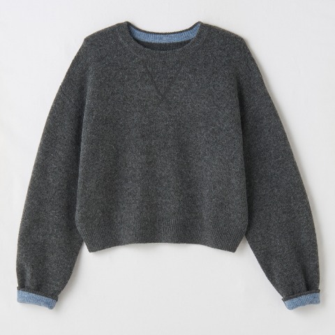 レディース　ニットプルオーバー（yumi）