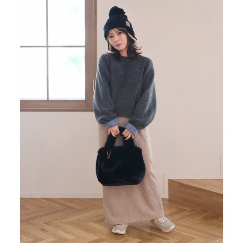 レディース　ニットプルオーバー（yumi）