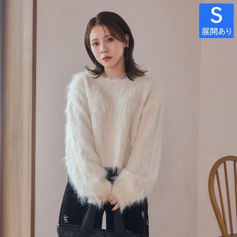 レディース　ニットプルオーバー（yumi）