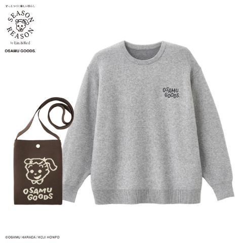 レディース　プルオーバー(SEASON REASON×OSAMU GOODS)