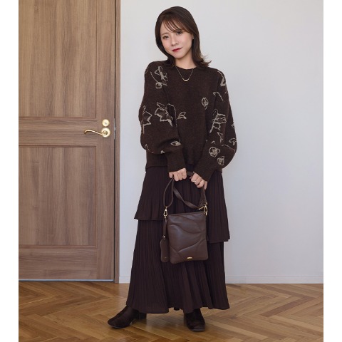 レディース　ニットプルオーバー（yumi）