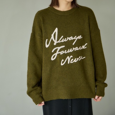 レディース　ニットプルオーバー（田中里奈）