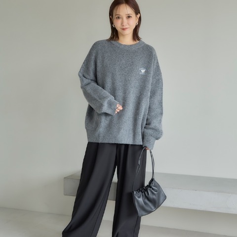 レディース　ニットプルオーバー（田中里奈）