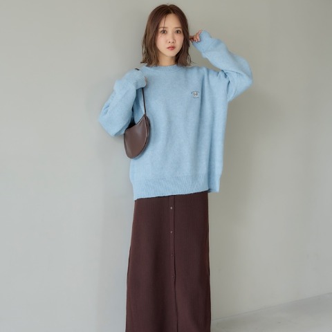 レディース　ニットプルオーバー（田中里奈）