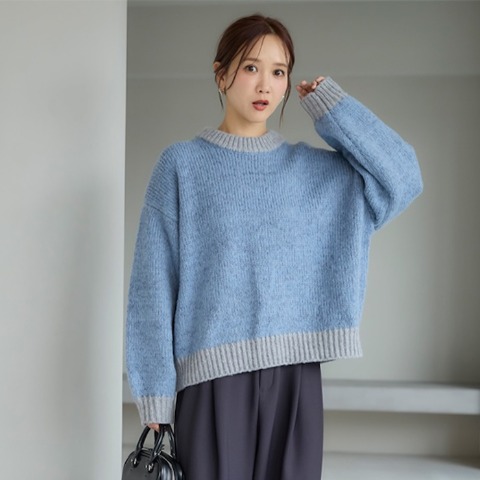 レディース　ニットプルオーバー（田中里奈）