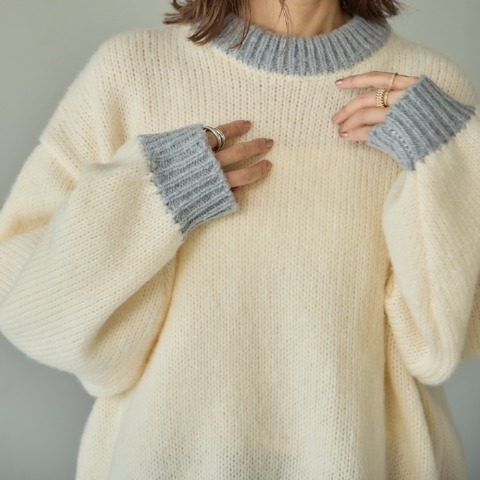 レディース　ニットプルオーバー（田中里奈）