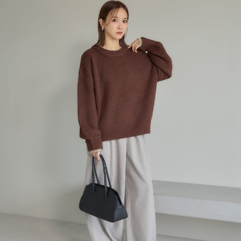 レディース　ニットプルオーバー（田中里奈）