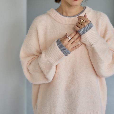 レディース　ニットプルオーバー（田中里奈）