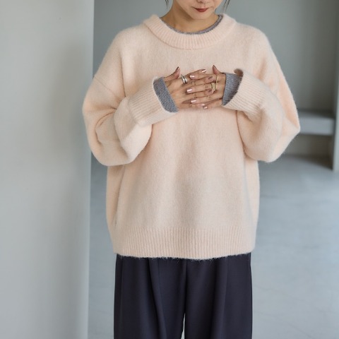 レディース　ニットプルオーバー（田中里奈）