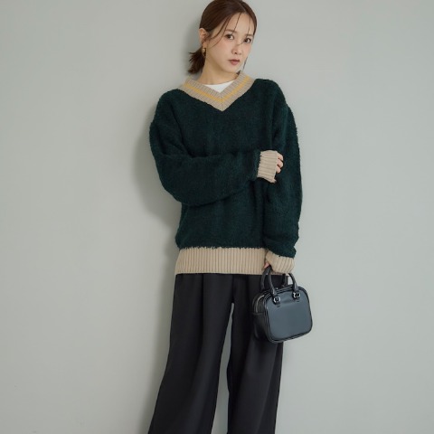 レディース　ニットプルオーバー（田中里奈）