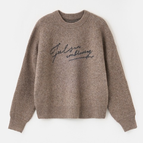 レディース　ニットプルオーバー（田中里奈）