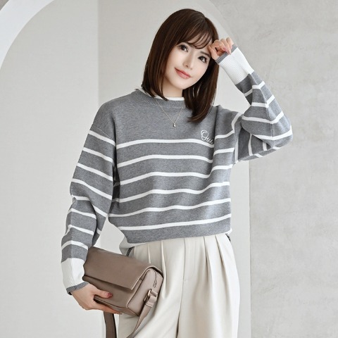 レディース　ニットプルオーバー（MUMU）