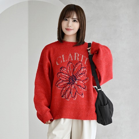 レディース　ニットプルオーバー（MUMU）