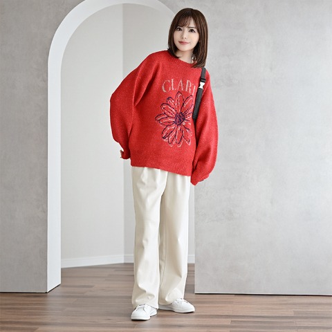 レディース　ニットプルオーバー（MUMU）